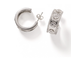 Southern Gates® Florence Hoop Earrings Courtyard Series E796