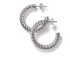 Southern Gates® Spiral Basket Hoop Earrings Ornamental Series E800