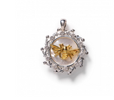 Southern Gates® Bee Mother of Pearl Pendant Courtyard Series P1963