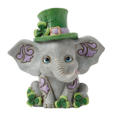 Elephant with Clover Figurine Jim Shore Heartwood Creek 6017282