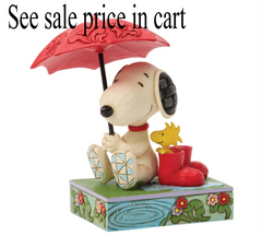 Snoopy Holding Umbrella Peanuts by Jim Shore 6017872