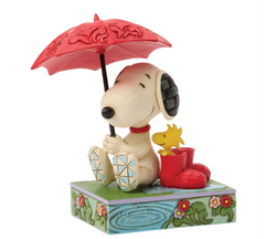 Snoopy Holding Umbrella Peanuts by Jim Shore 6017872