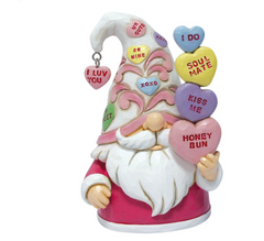Sweethearts Gnome with Message Jim Shore Heartwood Creek 6017963