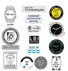 12131 A-2TR Field Pro™ Black Dial, Vintage Drab Italian Rubber NATO band