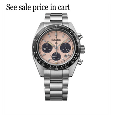 Seiko Speedtimer SS Solar Chronograph Pink Dial SSC963