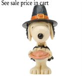 Snoopy with Pumpkin Pie Mini Peanuts by Jim Shore 6018514