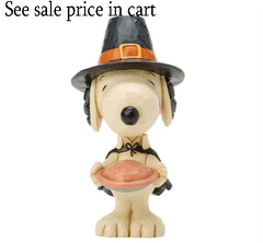 Snoopy with Pumpkin Pie Mini Peanuts by Jim Shore 6018514