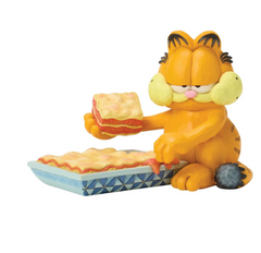 Garfield with Piece of Lasagna Jim Shore Heartwood Creek 6017905