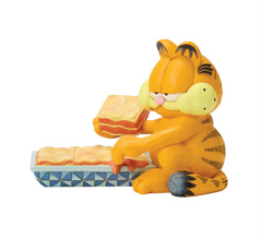 Garfield with Piece of Lasagna Jim Shore Heartwood Creek 6017905