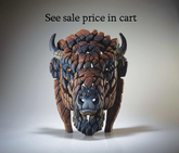 North American Bison Bust Edge Sculpture 6017682