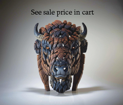 North American Bison Bust Edge Sculpture 6017682