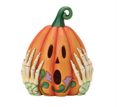 Jack-o-lantern Skeleton LED Jim Shore Heartwood Creek 6018085