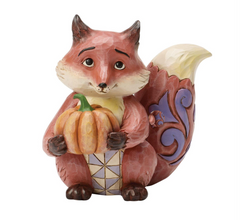 Fox with Pumpkin FIgurine Jim Shore Heartwood Creek 6018095