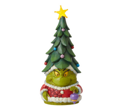 Grinch Gnome with Tree Hat Jim Shore Dr. Seuss 6012703