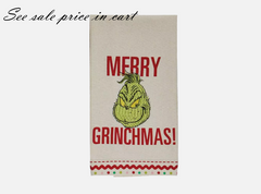 Merry Grinchmas Tea Towel Department 56