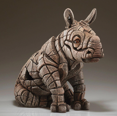 Rhinoceros Calf Edge Sculpture 6016670