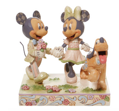 White Woodland Mickey&Minnie Disney Traditions 6010101
