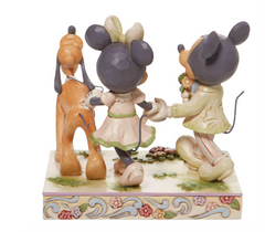 White Woodland Mickey&Minnie Disney Traditions 6010101
