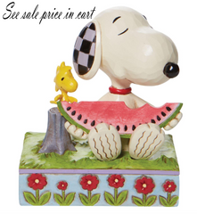 JSPEA Snoopy Watermelon Peanuts by Jim Shore 6010113