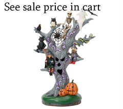 Scary LED Tree Figurine Jim Shore Heartwood Creek 6018090