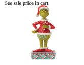 Enesco Dr. Seuss Grinch by Jim Shore Holding a Broken Candy Cane 6018951