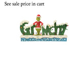 Enesco Dr. Seuss Grinch by Jim Shore Grinchy Word Standing Pose 6018954