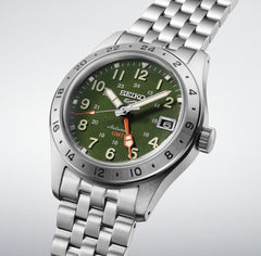 Seiko 5 Sports SS Automatic GMT Green Dial HDB001
