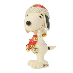 Enesco Peanuts by Jim Shore Snoopy with Jingle Bells Miniature 6018689