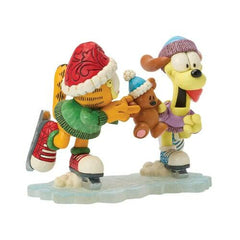 Enesco Garfield by Jim Shore Garfield, Odie and Pooky Ice Skating 6018797