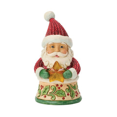 Enesco Jim Shore Heartwood Creek Santa Holding a Star Miniature 6019326