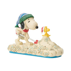 Enesco Peanuts by Jim Shore Snoopy Shoveling Snow with Woodstock6018680