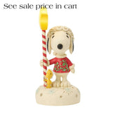 Enesco Peanuts by Jim Shore Snoopy and Woodstock Standing with Star Staff Light Up6018684