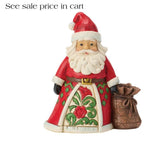 Enesco Jim Shore Heartwood Creek Santa with Present Bag Miniature 6019328