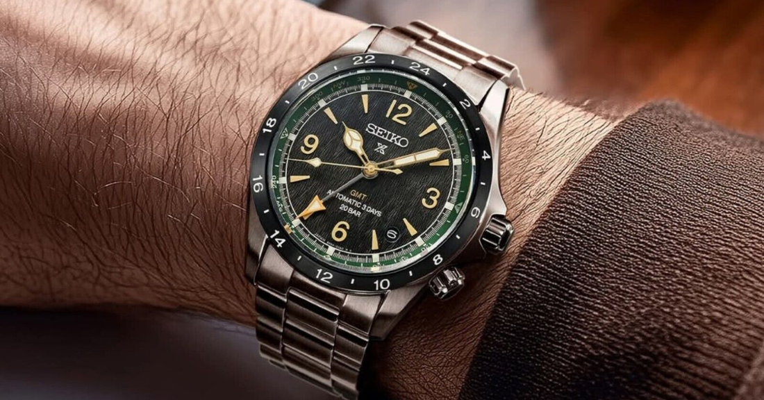 Seiko Alpinist GMT Movement Compass And Dual Time Thompson Jewelry AR seiko-alpinist-gmt-movement-compass-and-dual-time-thompson-jewelry-ar