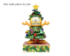 Enesco Garfield by Jim Shore Dressed as a Christmas Tree Light Up 6018795