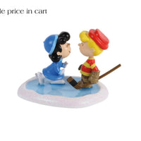 Department 56 Peanuts Village Accessories Lucy and Schroeder Have a Pretty Face 6018320