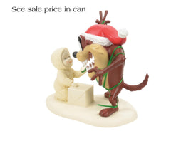 Department 56 Snowbabies Looney Tunes Taz Hungry for Ribbon 6016028