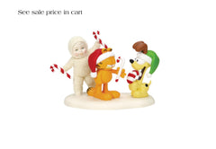 Department 56 Snowbabies Garfield and Odie with Candy Canes Licked It Right Off 6018147