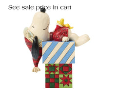 Enesco Peanuts by Jim Shore Snoopy and Woodstock Sleeping 6018683
