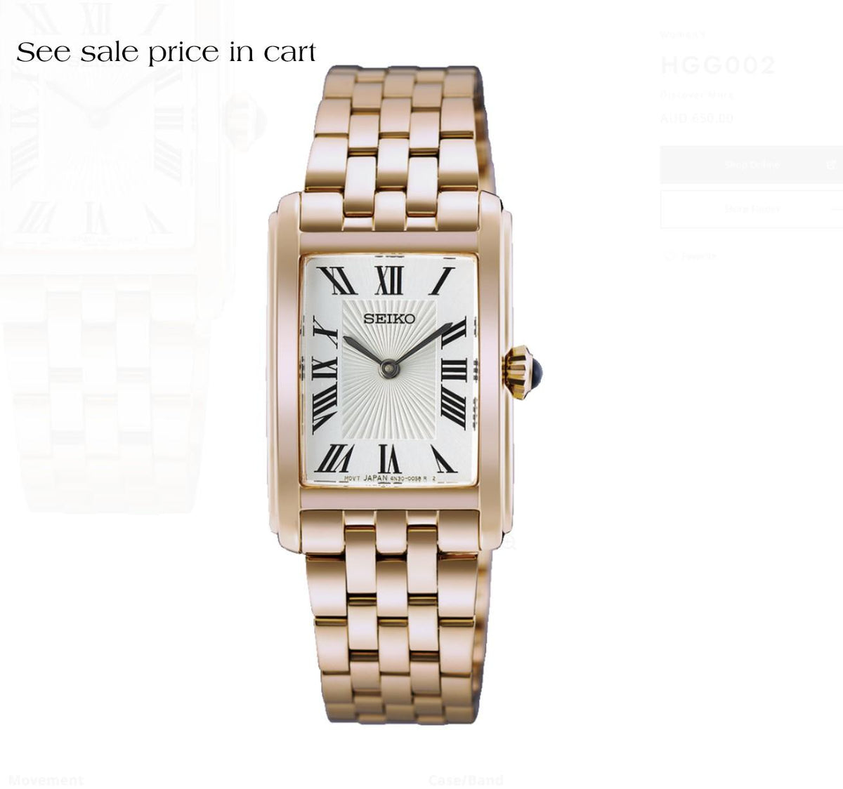 Seiko Essentials SS PGP Quartz Silver Dial HGG002