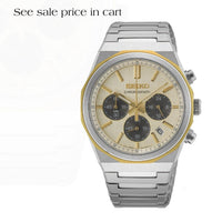 Seiko Essentials TT Quartz Chronograph Champagne Dial HGK001