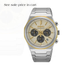 Seiko Essentials TT Quartz Chronograph Champagne Dial HGK001