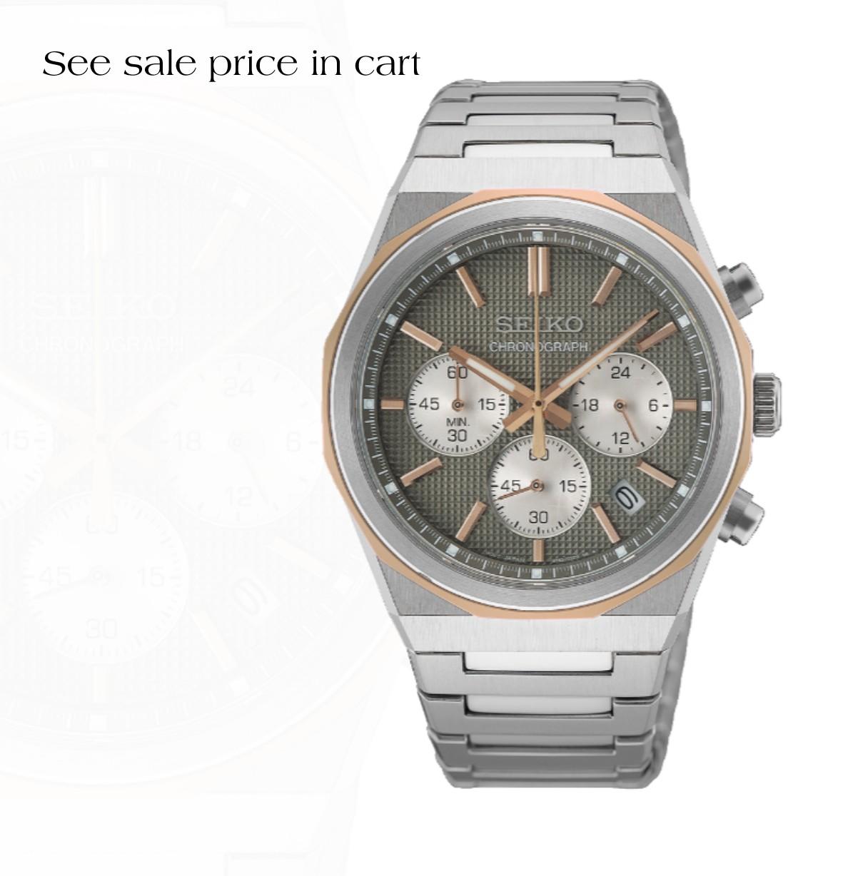 Seiko Essentials PGP TT Quartz Chronograph Gray Dial HGK002