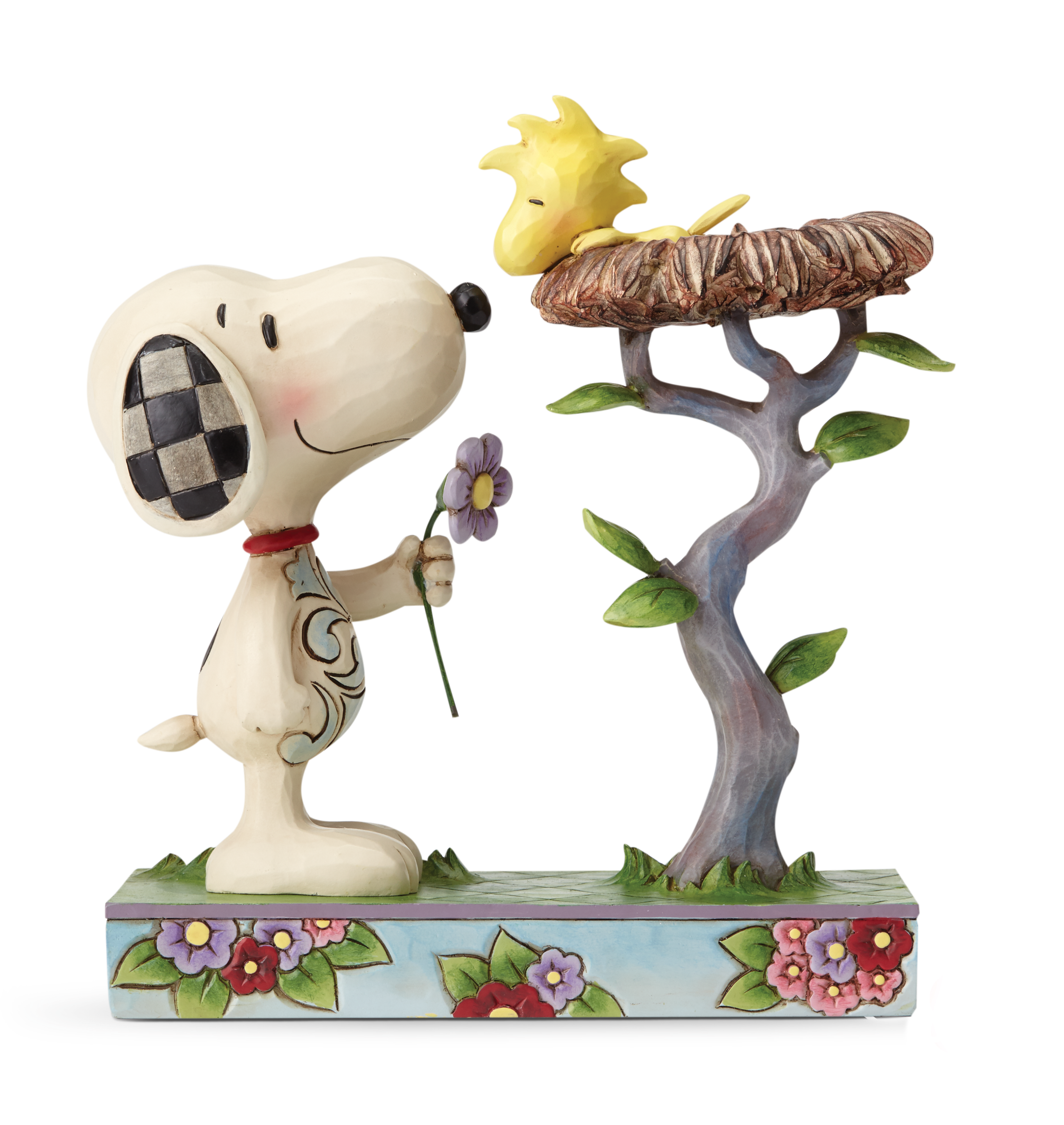 Jim Shore Peanuts Snoopy With Woodstock in Nest 4054079