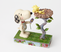 Jim Shore Peanuts Snoopy With Woodstock in Nest 4054079