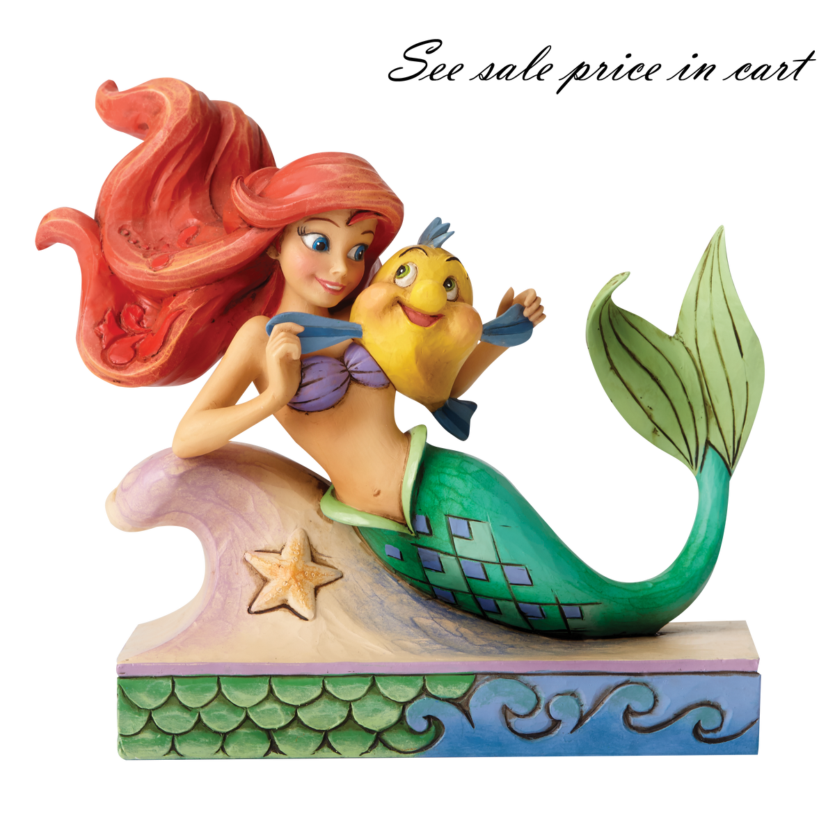 Disney Traditions Ariel with Flounder Fun and Friends 4054274