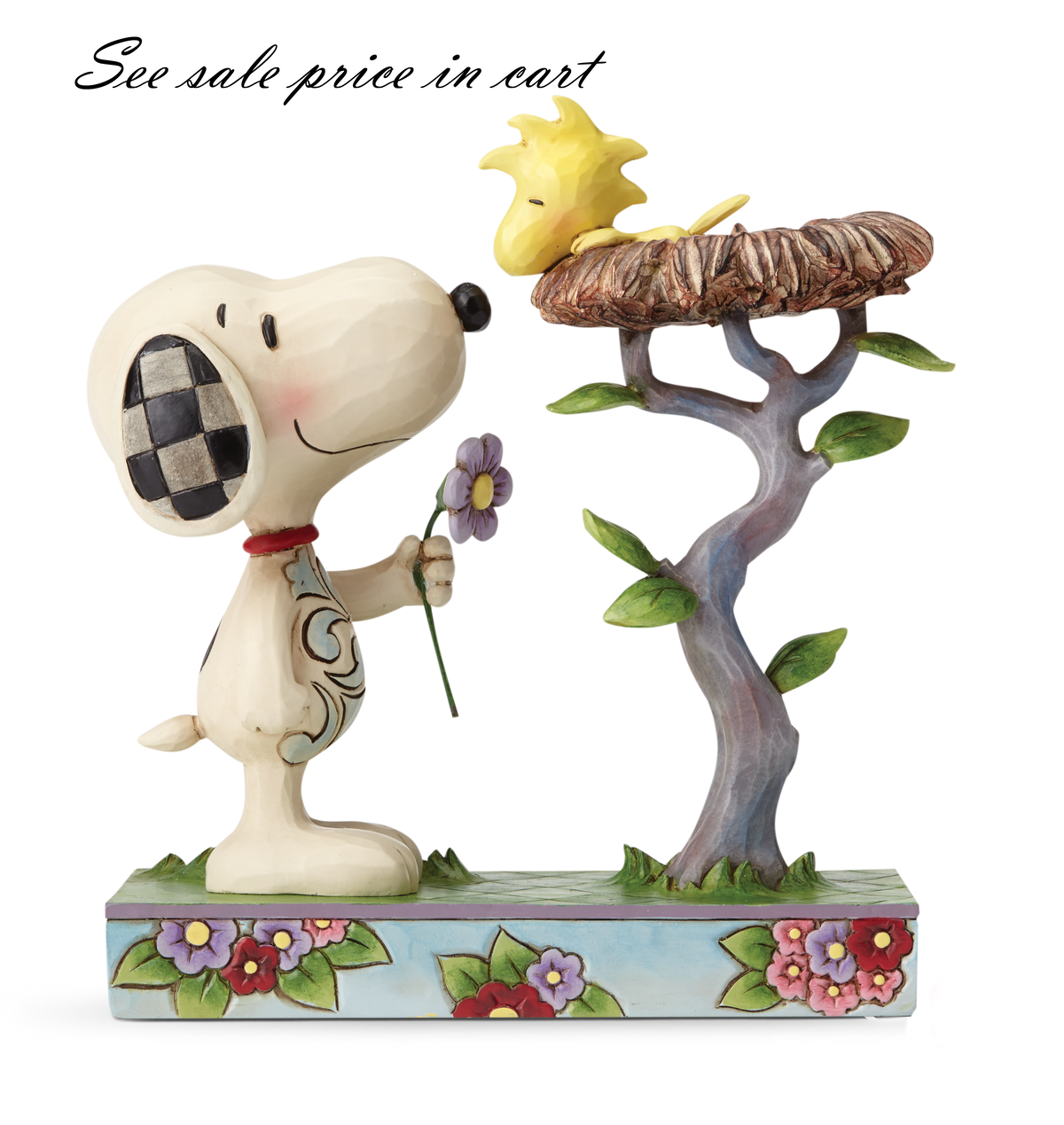 Jim Shore Peanuts Snoopy With Woodstock in Nest 4054079