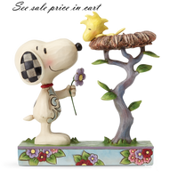 Jim Shore Peanuts Snoopy With Woodstock in Nest 4054079