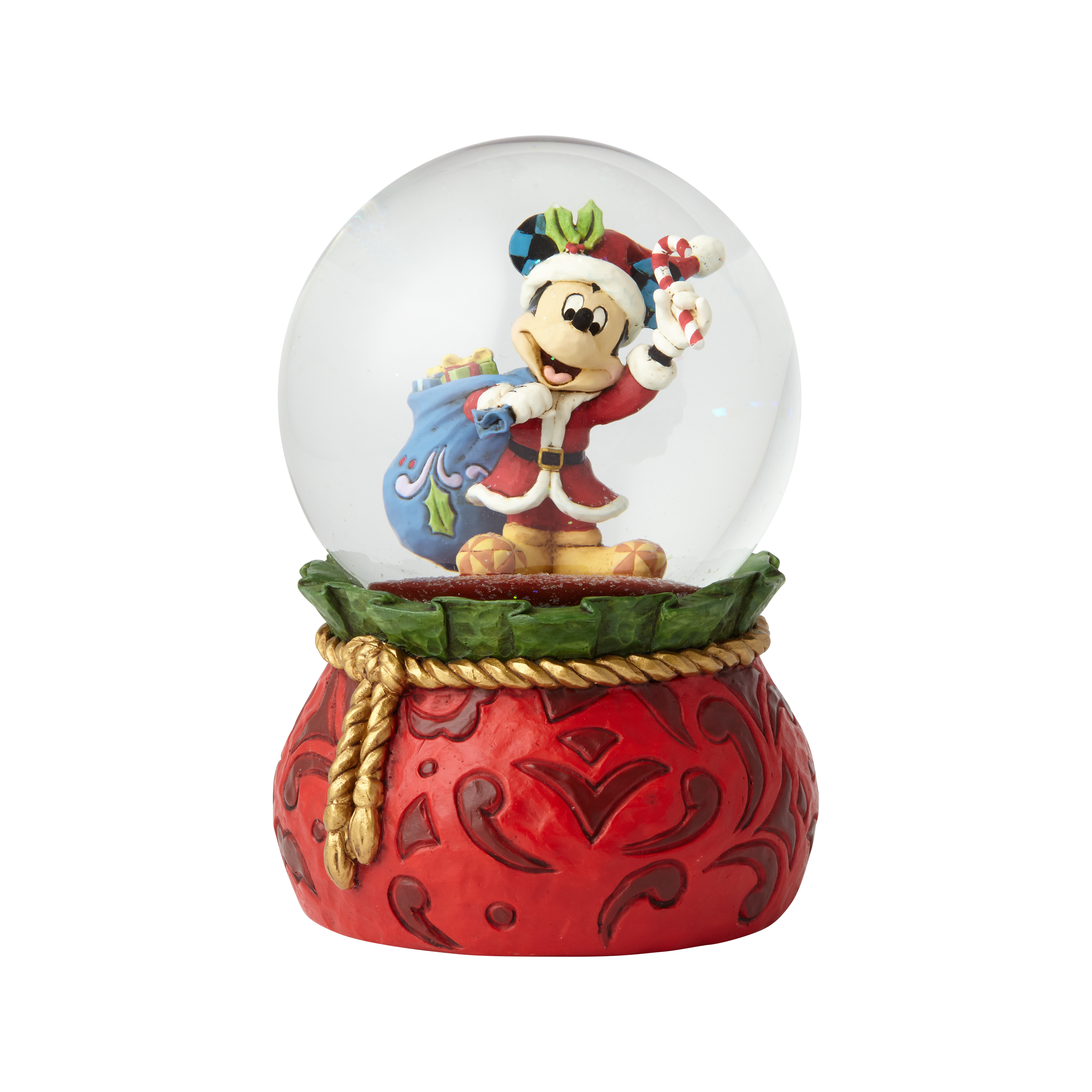 Disney Traditions "Bringing Holiday Cheer" Snow Globe 6001360