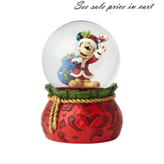 Disney Traditions "Bringing Holiday Cheer" Snow Globe 6001360